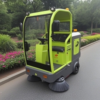 Balayeuse de rue industrielle, commerciale et extérieure CleanHorse, nouvelle balayeuse mécanique à poussière, à brosse latérale électrique haute pression