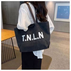 Reusable Polyester Canvas Lining Handbag Freshman Class Leisure Fashion Zipper Multifunctional Shoulder for Women Shopping - Product Image 4
