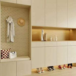 Sistema per Ingresso Personalizzato Stile Crema - Appendiabiti e Scarpiera di Grande Capienza - Product Image 2
