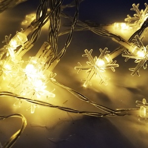 LED dây đèn bông tuyết cổ tích Festoon Vòng hoa cho năm mới & giáng sinh trang trí ánh sáng IP44 đánh giá - Product Image 5