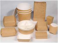 Caja de Embalaje para Hamburguesas de Papel Kraft Reciclable con Logotipo Personalizado, Caja para Hamburguesas Económica