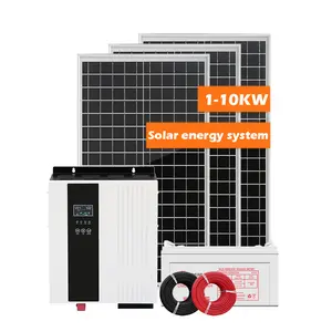 Гибридные автономные солнечные панели, 3 кВт, 10 кВт, 5 ква, 10 ква, солнечная энергетическая система для домашнего использования