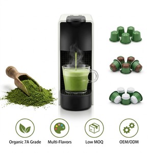 Cápsulas de Matcha Premium para Máquina de Espresso, Calidad Barista, Cápsulas de Té Verde Instantáneo, Suministro para Hogar y Oficina, Marca Privada - Product Image 1