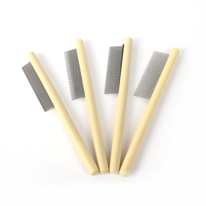 स्थायित्व बढ़ाया मेंगक्कल बहु-समारोह पालतू कुत्ते के लिए लकड़ी के हैंडल पालतू जानवरों की सफाई उपकरण - Product Image 3