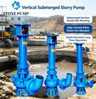 Pompe à boue submersible verticale haute teneur en chrome anti-usure pour le traitement des minerais et le pompage des résidus