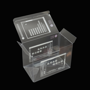 Boîtes de présentation alimentaire rectangulaires jetables en PET recyclables pour gobelets à glace, <span class=keywords><strong>vin</strong></span>, aliments en conserve, sauces aux fruits, bento, savon, chewing-gum et gâteaux - Product Image 2