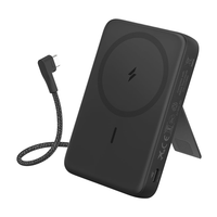 Chargeur portable magnétique sans fil Anker Zolo 10 000 mAh, charge rapide 45 W max, batterie externe, support réglable, câble USB-C
