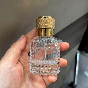 30ml Bump Texture Luxury Perfume <b>Bottle</b> Portable Travel Perfume Subpackage Glass <b>Empty</b> <b>Spray</b> <b>Bottle</b> - Product Image 1
