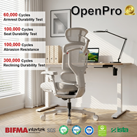 Chaise de bureau ergonomique en maille, inclinaison à grand angle, accoudoirs 5D, siège en mousse confortable, durable, pour espace de travail professionnel et projets