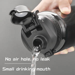 OEM & ODM قابلة للتخصيص مانعة للتسرب في الهواء الطلق السفر صالة ألعاب رياضية اللياقة البدنية BPA خالية من تريتان البلاستيك زجاجة شرب الماء الرياضية مع علامة الوقت - Product Image 5