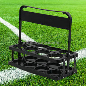 ที่ใส่ขวดน้ำแบบพับได้ที่ใส่เครื่องดื่มแนวสปอร์ตพกพาได้พร้อมที่จับที่ออกแบบตามหลักสรีรศาสตร์ทำความสะอาดง่ายและจัดเก็บขนาดกะทัดรัดสำหรับทีมเดินทาง - Product Image 4