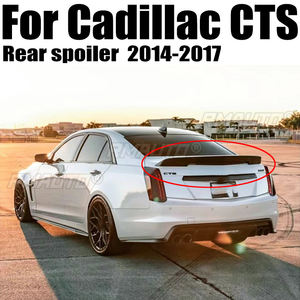 Aileron de coffre arrière en fibre de carbone véritable CTS pour Cadillac CTS berline 4 portes I4 2014 2015 2016 2017 style sport CTS-V - Product Image 1