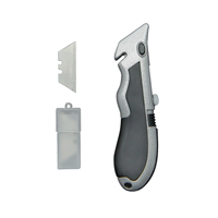 Mini couteau utilitaire coupe-papier à lame facile à changer avec coupe-boîte rétractable à chaîne