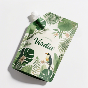 Pochette souple personnalisée avec bec verseur, imprimée en héliogravure, résistante à l'humidité, pour l'emballage de shampoing, gel douche et détergent liquide - Product Image 4