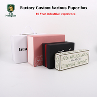 Boîte cadeau pliable à fermeture magnétique personnalisée, boîte en papier pliable avec logo personnalisé