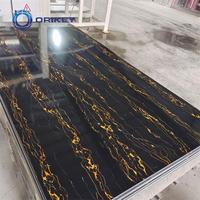 Marbre UV feuille de marbre pvc panneaux muraux feuille panneaux de revêtement en pvc pour carte TV