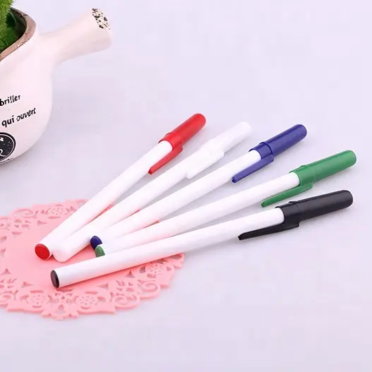 China factory direct stationery fast selling low price pen with custom printing logo cheapest ball pen for OEM