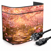Écran d'affichage LED GOB P1.8 P2.5 pour DJ, pliable et incurvé, pour festival de musique, concert, boîte de nuit