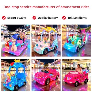 Popular Proyecto de Venta para Parques: Coches de Choque Infantiles, Equipo de Diversión Cuadrado, Alquiler de Coches de Diversión Eléctricos Luminosos Biplaza - Product Image 4