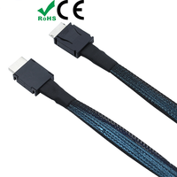 Kabel Oculink 4i SFF-8611 PCIe Gen3 0.3M untuk server komputer