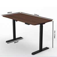 Électrique petit intelligent robuste hauteur réglable ordinateur assis debout bureau bureau cadre table pieds colonnes de levage