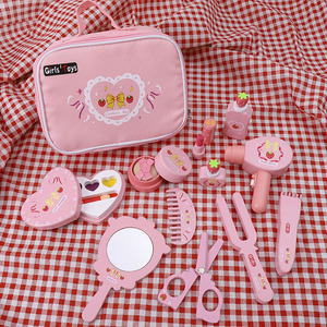 Set di Trucchi in Legno per Bambine <span class=keywords><strong>Sunshine</strong></span> <span class=keywords><strong>Girl</strong></span>, Gioco di Ruolo per Principesse da 0-6 Anni, Giocattoli per Casa delle Bambole, Regalo per Ragazze - Product Image 5
