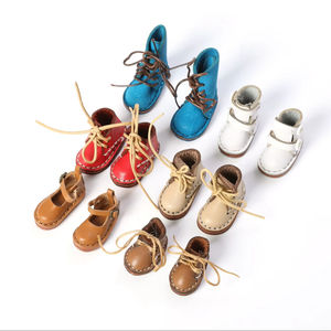 Botas de muñeca <span class=keywords><strong>Blythe</strong></span> <span class=keywords><strong>personalizadas</strong></span>, accesorios de zapatos de cuero Real para <span class=keywords><strong>muñecas</strong></span> de dibujos animados de tamaño Mini, juguetes de moda hechos a mano - Product Image 1