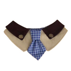 Bavoirs originaux de style preppy pour animaux de compagnie, jolies écharpes pour chiens et chats, Yorkshire Terrier miniature Bichon Frise - Product Image 5
