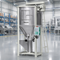 Mélangeur vertical de granulés plastiques de grande capacité pour système de chargement central par injection