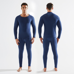 Set di calore invernale da <span class=keywords><strong>uomo</strong></span> con pile ispessito e Set di biancheria intima integrata Anti-freddo, vestiti attillati e Anti-freddo - Product Image 2