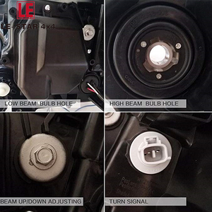 LE-STAR 4x4 con lampada diurna a LED faro frontale LED angel's eye per Hilux revo 2014 2015 2016 2017 2018 - Product Image 5