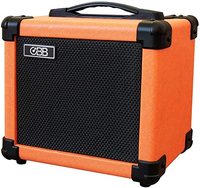 Amplifier gitar elektrik 10W, Speaker elektronik portabel harga pabrik dengan saluran bersih/distorsi, 2 pita EQ