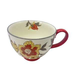 Tazas de Cerámica Pintadas a Mano con Flores, 15 oz, Color Bajo Esmalte, OEM Personalizadas de Fábrica, Tazas de Sopa, Tazas de Café, Juego de Tazas de Té de Porcelana Fina - Product Image 2
