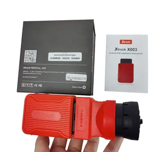 Scanner X Truck X003 DPF per Camion Pesanti, Programmazione ECU, Rigenerazione Forzata, Strumento Diagnostico per Vol-vo/Sca-nia/Cummins, Rosso 12V - Product Image 2