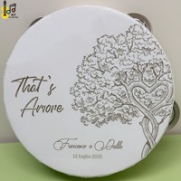 6 Inch Wholesale Wedding Church Party Favor Musical Instrument Logo Personalized Artifical Skin Tambourine toy Factory Price