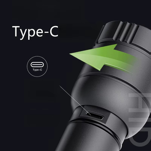 Không Thấm Nước Zoomable Cao Lumens LED Đèn Pin Có Thể Sạc Lại Linterna Công Suất Cao Dài Phạm Vi Chiến Thuật Ngọn Đuốc Ánh Sáng - Product Image 5