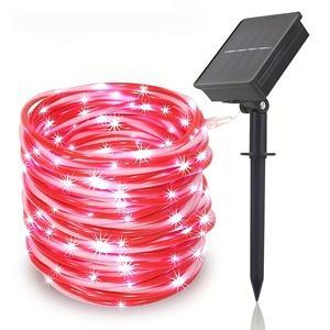 Guirlandes lumineuses solaires à <span class=keywords><strong>LED</strong></span> pour <span class=keywords><strong>extérieur</strong></span>, imperméables, décoration de jardin, Noël, fête, paysage, éclairage de vacances - Product Image 2