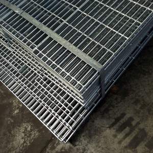 Grille en acier galvanisé à chaud, acier inoxydable, acier au carbone, qualité industrielle robuste, 32x5mm, antidérapante, pour usine - Product Image 4