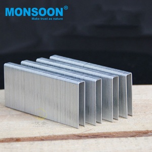 Connecting Fittings U Shaped Hardware Brad <b>Nail</b> Wooden Box Brad <b>Nails</b> Electro Galvanized <b>Nails</b> Staple Pin for Furniture - Product Image 3