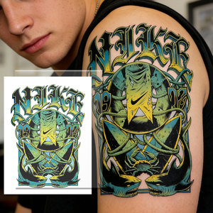 DIY huidvriendelijk printbaar tatoeagepapier, compatibel met inkjet- en laserprinters, tijdelijke lichaamsstickers voor knutselwerk, cadeaus en feesten - Product Image 1