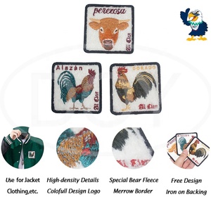   Parches Bordados al por Mayor, Logotipo Personalizado, Bordado en Toalla, Parches <span class=keywords><strong>de</strong></span> Chenilla para Sudadera - Product Image 2