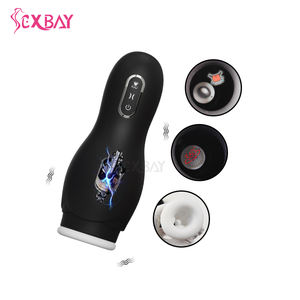 Sexbay Automatische Mannelijke Masturbator Cup Zuigen Likken Trillingen Echte <span class=keywords><strong>Vagina</strong></span> Pocket Pussy Penis Orale Sex Machine Speelgoed Voor <span class=keywords><strong>Man</strong></span> - Product Image 5