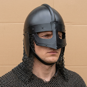CH Medieval Knight Crusader Helmet Embossing Printing Antique Reenactment <b>Armour</b> Die-cast Metal Technique National Day CALVIN - Product Image 1