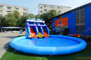 <span class=keywords><strong>Parque</strong></span> Acuático Inflable Personalizado Lilytoys <span class=keywords><strong>con</strong></span> Diseño de Mundo Marino, <span class=keywords><strong>Parque</strong></span> Acuático Inflable <span class=keywords><strong>con</strong></span> Tobogán de Agua <span class=keywords><strong>con</strong></span> Forma de Delfín para Niños - Product Image 2