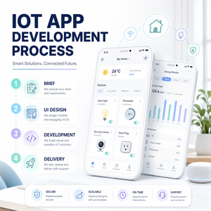 Desarrollo de Aplicaciones de Control de Dispositivos IoT para Hogar Inteligente Personalizado para IOS y Android con Monitoreo Remoto, Automatización y Control por Voz - Product Image 3