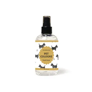 Private Label Pet Cologne Fresh Scented Perfume 3oz Spray for Dogs and Cats with Natural Conditioning Made in USA with Low MOQ