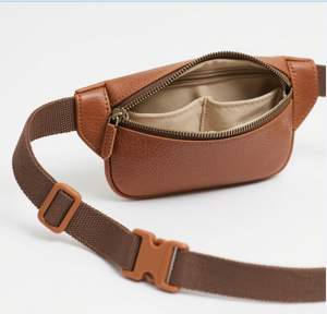 Tas selempang dada wanita, Kustom tahan air kulit PU tas sabuk pinggang untuk anak perempuan wanita tas olahraga lucu - Product Image 3