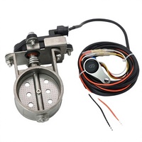 Système d'Échappement à Valves en Acier Inoxydable 51 60 63mm pour Motos, Son Locomotive, Contrôle Électronique par Bouton-Poussoir, Nouvelle Boîte
