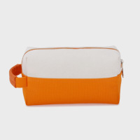MINFUNG Trousse de Maquillage en Toile Grande Capacité avec Logo Personnalisé, Sac de Voyage Portable Tendance pour Femmes et Hommes