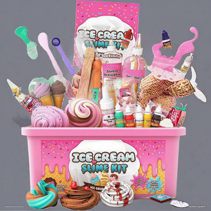 Kit de Slime MU 2025 para Fiestas Infantiles, 12 Colores, Unisex, para Niños de 8 a 13 Años, Tema de Pastel y Helado, Crea Slime de Nube de Mantequilla y Espuma - Product Image 2